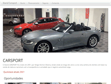 Tablet Screenshot of carsport.com.pt