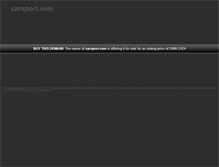 Tablet Screenshot of carsport.com